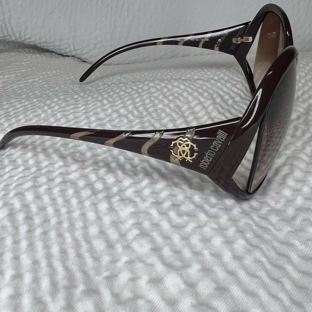 Roberto Cavalli Oversized 62mm Bronze Sunglasses